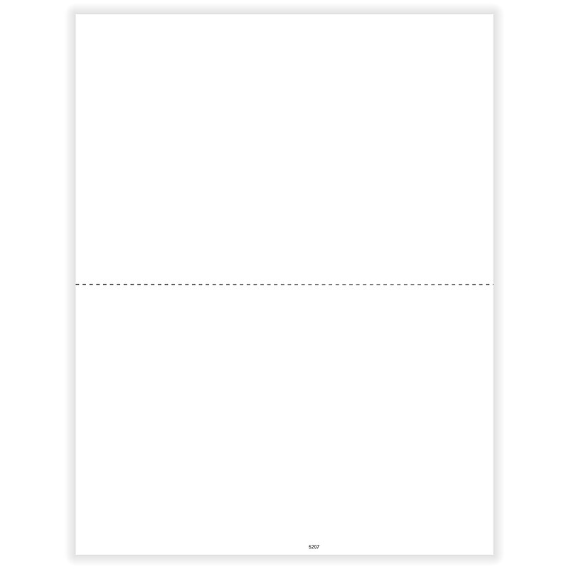 ComplyRight 2025 W-2 Tax Form, 1-Part, 2-Up, 50/Pack (520750) image 1