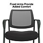 Staples Essentials Mesh/Fabric Guest Chair, Black (UN61297-CC)~#|#~BC706C52-9B1B-4575-8222D44DAC22A325_sc7