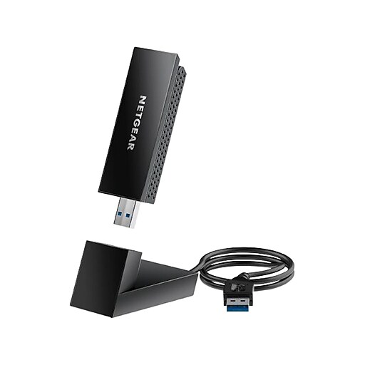 Netgear Nighthawk USB 3.0 WiFi Adapter, Black (A8000100PAS) Staples