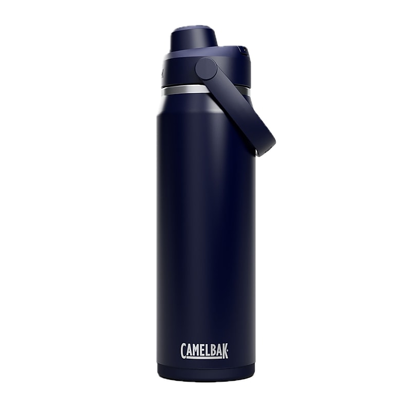 CamelBak Thrive Chug Stainless Steel Vacuum Insulated Water Bottle, 25 oz., Navy (2931401075) image 1