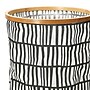 Household Essentials Krush Collapsible Laundry Hamper, Bamboo, Black and White (2272-1)~#|#~BC7C8B0E-7C43-49DF-89DE9C182D7F78D5_sc7
