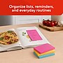 Staples Sticky Notes, 4" x 6", Assorted Colors, 600 Sheets – Standard Self‑Stick Notes for Messages, Reminders & Planning~#|#~BC80F44E-00D0-4ACD-869C7D991BAFA250_sc7