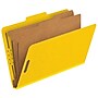 Pendaflex 60% Recycled Heavy Duty Pressboard Classification Folder, 2-Dividers, 2 1/2" Expansion, Legal Size, Yellow, 10/Box~#|#~BC819BDA-17E8-47D9-A88368273ECD7211_sc7