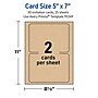 Avery Integrated Cards, 5" x 7", Matte Kraft Brown, 50/Pack (95349)~#|#~BC82DA12-A823-40FA-89E3B7C8CAD09B62_sc7