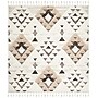 Safavieh Moroccan Tassel Shag Collection 4' x 4' Square Indoor Area Rug, Machine Made, Ivory/Brown (MTS688A-4SQ)~#|#~BC88BD81-503A-4169-9D6DFE84F98EA640_sc7