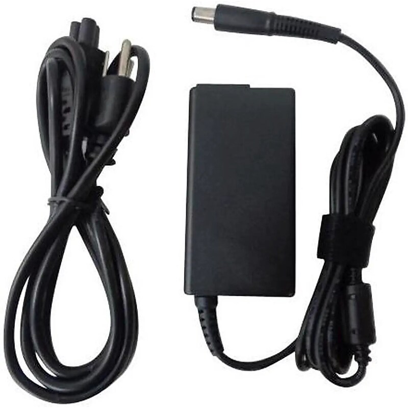 Dell 65W AC Power Adapter for Dell Inspiron & Latitude Laptop, Black (CF745) image 1