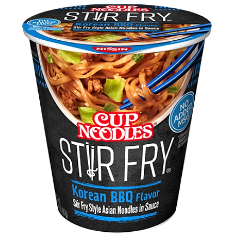 Cup Noodle Stir Fry Korean Beef, 6/Carton (NIS42403) image 1