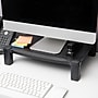 Mind Reader Adjustable Plastic Monitor/Laptop Stand, Black (PLMONST-BLK)~#|#~BC8B2623-A760-4830-BFA3854F0D535C28_sc7