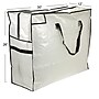 Household Essentials MightyStor Large Storage Tote Bag with Black Trim and Extra‑Durable PE Canvas, White (HH2622)~#|#~BC8C9214-BCB7-40EF-ABF53623AE02A2AF_sc7