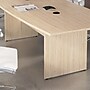 Bush Business Furniture 96"W Boat Shaped Conference Table, Natural Elm (99TB9642NEK)~#|#~BC8D4E1E-B818-4783-AA69A17537ADB92D_sc7