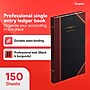 Staples Ledger Book, Black, 150 Sheets/Book (217679)~#|#~BCA2A16A-9073-42A2-9397C6336BF90933_sc7