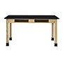 Diversified Woodcrafts School Classroom Rectangular Science Lab Table, 54" x 24", Oak (C7206K30N)~#|#~BCA3EAEE-C030-4EBC-8A823604736B3538_sc7