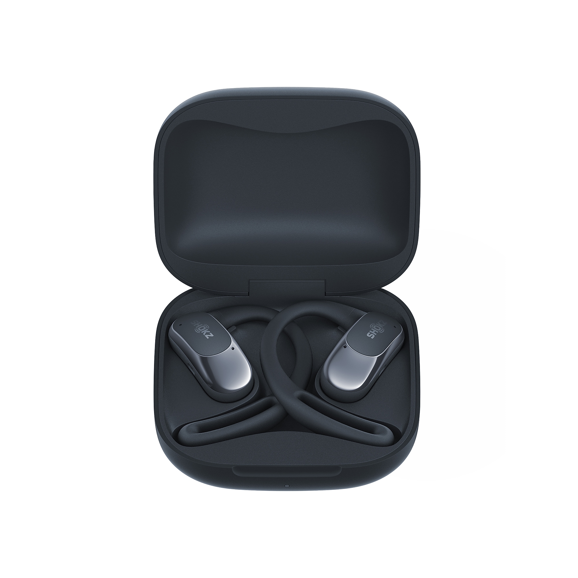 Shokz OpenFit Air Wireless Active Noise Canceling Earbuds, Bluetooth, Black (VXLT511GTBK) Sansujyuku sansujyuku.com