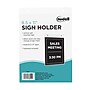 NuDell Sign Holder, 8.5" x 11", Clear Plastic (NUD38011)~#|#~BCAA4849-B2A7-4C0E-84B295A24C516147_sc7
