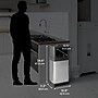 iTouchless Stainless Steel Trash Can with Dual Side Entry Lid, 18-Gallon, Brushed (IT18DPS)~#|#~BCACA299-1733-4319-BB5A961D831D62CE_sc7