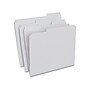 Staples Reinforced File Folders, 1/3-Cut Tab, Letter Size, Gray, 100/Box (ST508895-CC)~#|#~BCAD305E-D82C-485F-8135AAC0C6469FF1_sc7