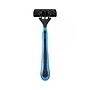Medline Triple Blade Facial Razors with Lube Strip, Blue/Black, 10/Box (BRN1333Z)~#|#~BCB041A1-1DEE-4EB9-99396770EBAFC8ED_sc7