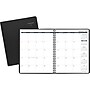 2026 AT-A-GLANCE 8" x 8.75" Monthly Planner, Faux Leather Cover, Black (70-120-05-26)~#|#~BCB52774-13CE-4718-B1D4942E05231AC7_sc7