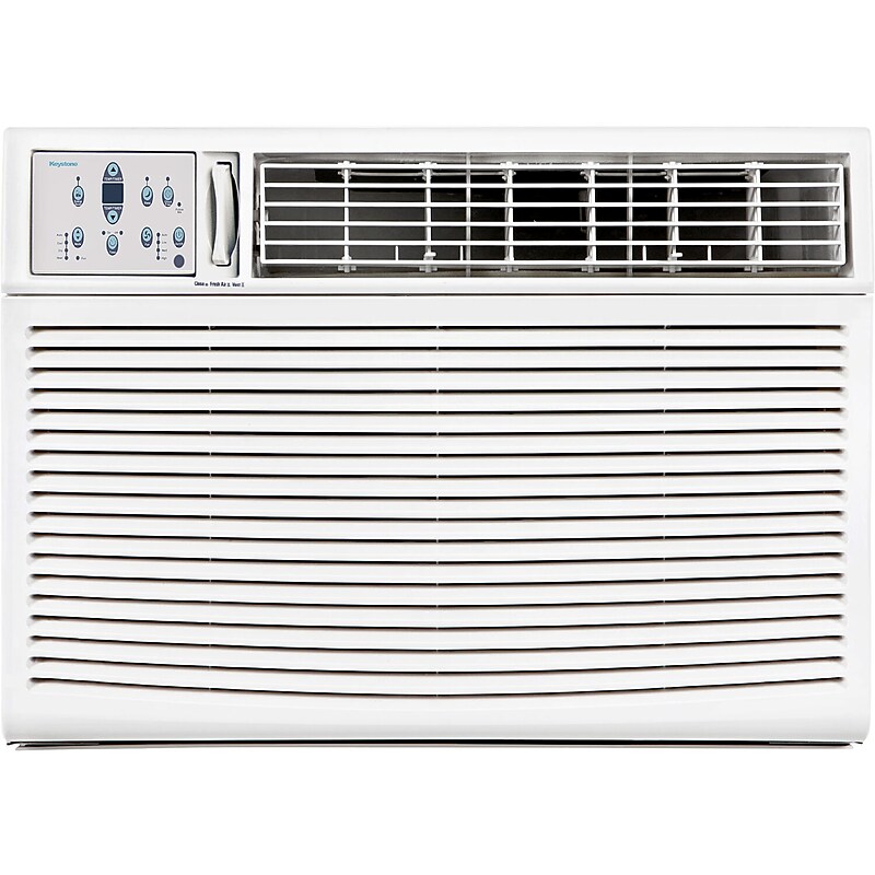Keystone 230-Volt 23,200 BTU Window Air Conditioner with Remote, White (KSTHW25B) image 1