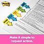 Post-it 'Sign and Date' Message Flags, 1" Wide, Green, 100 Flags/Pack (680-SD2)~#|#~BCB6D5D6-8FC2-4E77-BACE4463FA228BD2_sc7