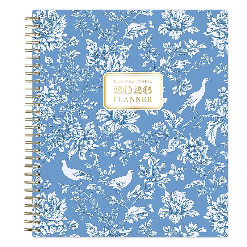 2026 Blue Sky Cosmia 10" x 8"  Weekly & Monthly Personal Organizer, Plastic Cover, Blue (154649) image 1