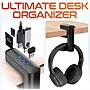Delton HS7 Headset Stand with Under-Desk Holder and 3 USB-A Ports, Black (DHS3USB)~#|#~BCB8A4FD-AF0C-4FEE-AAA40ECA7247AD58_sc7