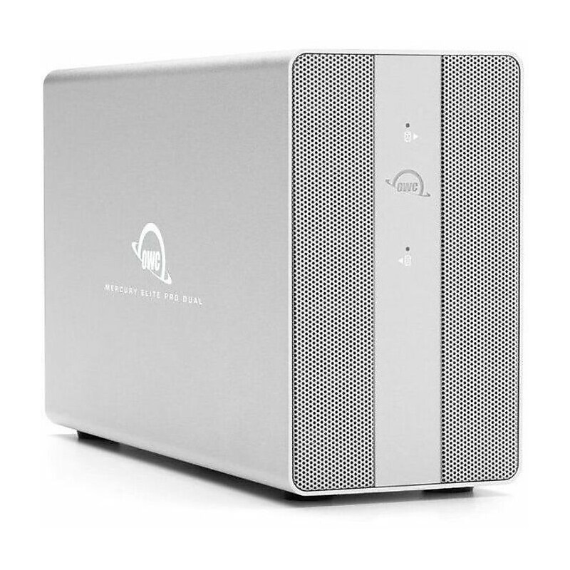 OWC OWCMEDCH7T08 Mercury Elite Pro Dual with 3-Port Hub External Storage Solution image 1