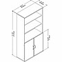 Bush Business Furniture Studio C 73"H 5-Shelf Bookcase with Adjustable Shelves, Storm Gray Laminated Wood (STC015SG)~#|#~BCC06627-D17B-4A8B-859FD143423E5842_sc7