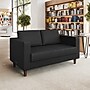 Flash Furniture Hercules Artemis LeatherSoft Reception Loveseat, Black (ZB89212SBLK)~#|#~BCC4382C-EB9B-4FCE-A3B873E27FD2D5EB_sc7