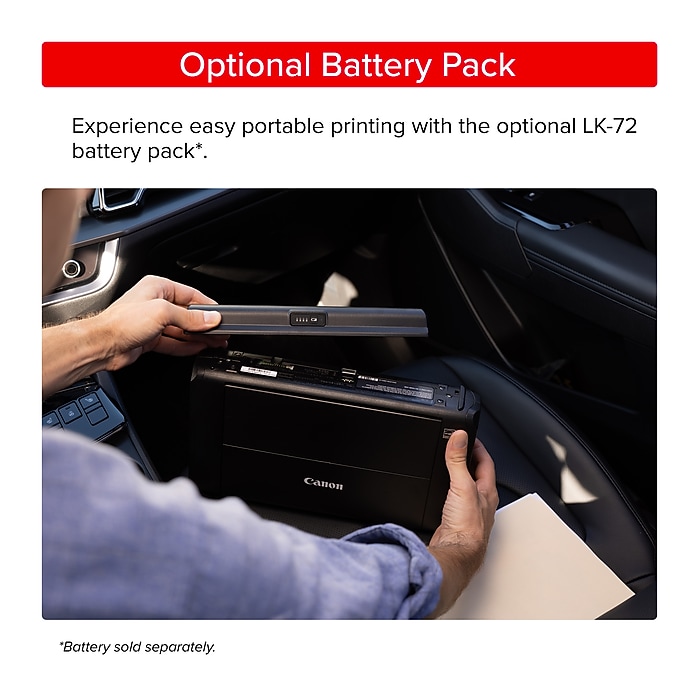 Canon LK-72 Battery Pack for PIXMA TR160 Printer (7069C002) | Staples