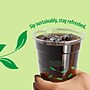 Perk™ Eco Compostable Plastic Cold Cup, 16 Oz., Clear/Green, 300/Carton (PK56197)~#|#~BCC920AF-6750-4598-95BB05FA258DEDF3_sc7