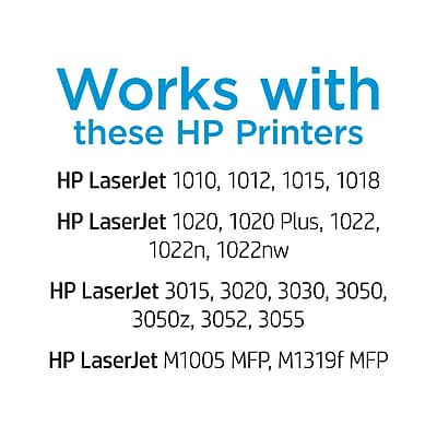 HP 12A Black Standard Yield Toner Cartridge, Prints Up to 2,000 pages (Q2612A) Sansujyuku sansujyuku.com