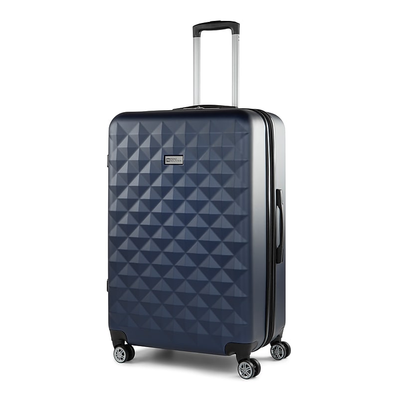 Bugatti Manhattan 30.5" Hardside Suitcase, 8-Wheeled Spinner, Navy (HLG9128STM-NAVY) image 1