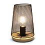 Creekwood Home Industrial Mesh 9" LED Table Lamp, Black (CWT-1004-BK)~#|#~BCCB64D2-E386-4CDB-A8324B9D18E321F0_sc7