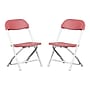 Flash Furniture Plastic Kids Folding Chair, Burgundy, 2 Pieces (2YKIDBY)~#|#~BCD1B67A-7339-4B5A-B3993E041E5550F8_sc7