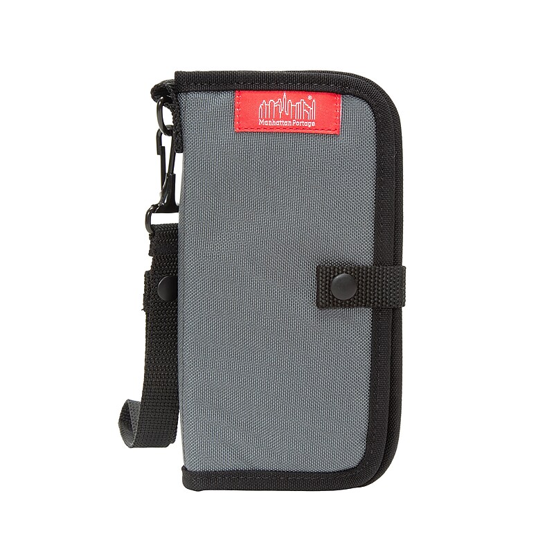 Manhattan Portage Continental Nylon Wallet, Gray (1070 GRY) image 1