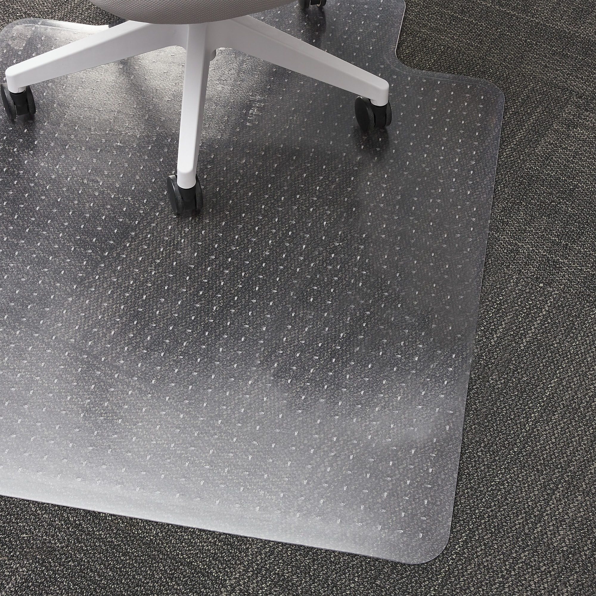 Staples Carpet Chair Mat with Lip, 36″ x 48”, Medium-Pile, Clear (20238-CC) Sansujyuku sansujyuku.com