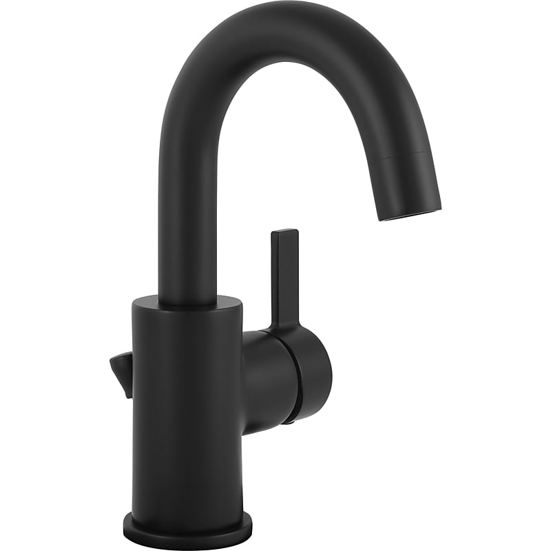 PROFLO Orrs 1.2 GPM Single Hole Bathroom Faucet with Pop-Up Drain Assembly (PFWSC8871MB) image 1
