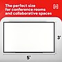 TRU RED™ Melamine Dry Erase Board, Black Frame, 5' x 3' (TR59359)~#|#~BCE73957-51FC-4720-B18E3FD60C89AA08_sc7