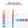 Staples Customizable Table of Contents Monthly Dividers, 12-Tabs, Multicolor, 6/Pack (ST62978)~#|#~BCE8DD8F-5873-43AA-AB31C591B8F9D7E0_sc7
