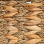 Household Essentials Water Hyacinth Seagrass Scoop Basket with Handles, Natural/Black (HE1240)~#|#~BCF298F4-5C0B-4A4A-905E3B6CB4CA2E6D_sc7