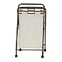 Household Essentials Rolling Laundry Hamper with Heavy‑Duty Canvas Bag and Foldable Frame, Bronze (HH7172)~#|#~BCF45D39-CA74-4F13-A5A0466CFCFAC38A_sc7