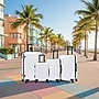 DUKAP Adly 4-Piece Hardside Spinner Luggage Set, TSA Checkpoint Friendly, White (DKADLSMLXL-WHI)~#|#~BCF680A6-9298-4EAC-BB51E8425E6CA209_sc7