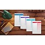 Better Office Today Notepad, 7" x 10", Ruled, Assorted Colors, 52 Sheets/Pad, 4 Pads/Pack (25831-4PK)~#|#~BCF8CE00-6F61-4E71-86F8F3651CE494E9_sc7