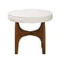 Baxton Studio Theo Footrest, White/Walnut Brown (228-12966-HiT)~#|#~BCF9CF82-A5F0-4933-8C9CDCB56812144E_sc7