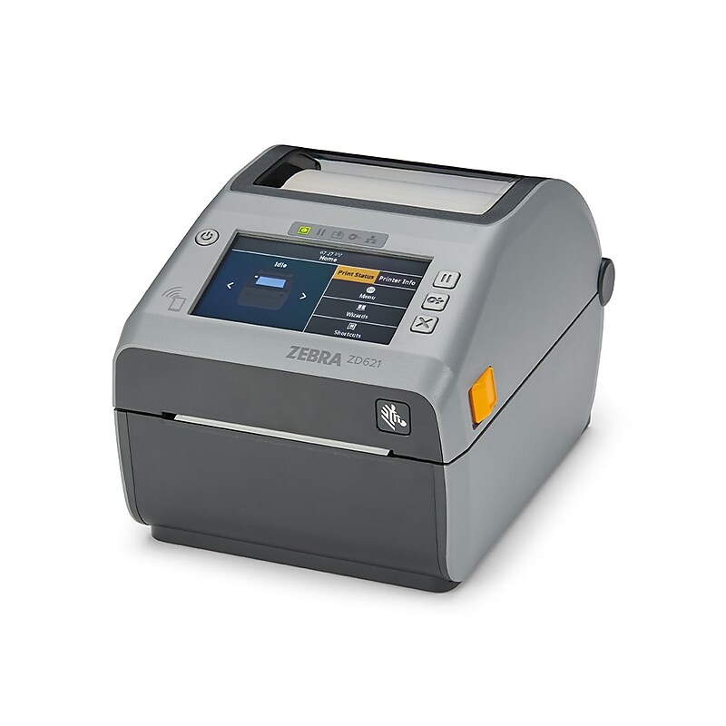 Zebra ZD621 Desktop Thermal Label Printer, Gray (ZD6A143-D01F00EZ) image 1