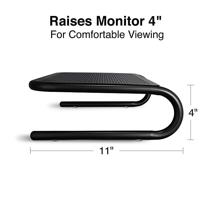 Staples TECH Standard Monitor Stand, Up to 27