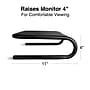 Staples TECH Monitor Stand, Up to 27" Monitor, Black (35548)~#|#~BCFC42A6-1912-4378-90B49A360A93E4F3_sc7