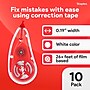 Staples Correction Tape, White, 10/Pack (ST59822/51666)~#|#~BCFE9012-3E84-4A67-AE6521E9928707B0_sc7