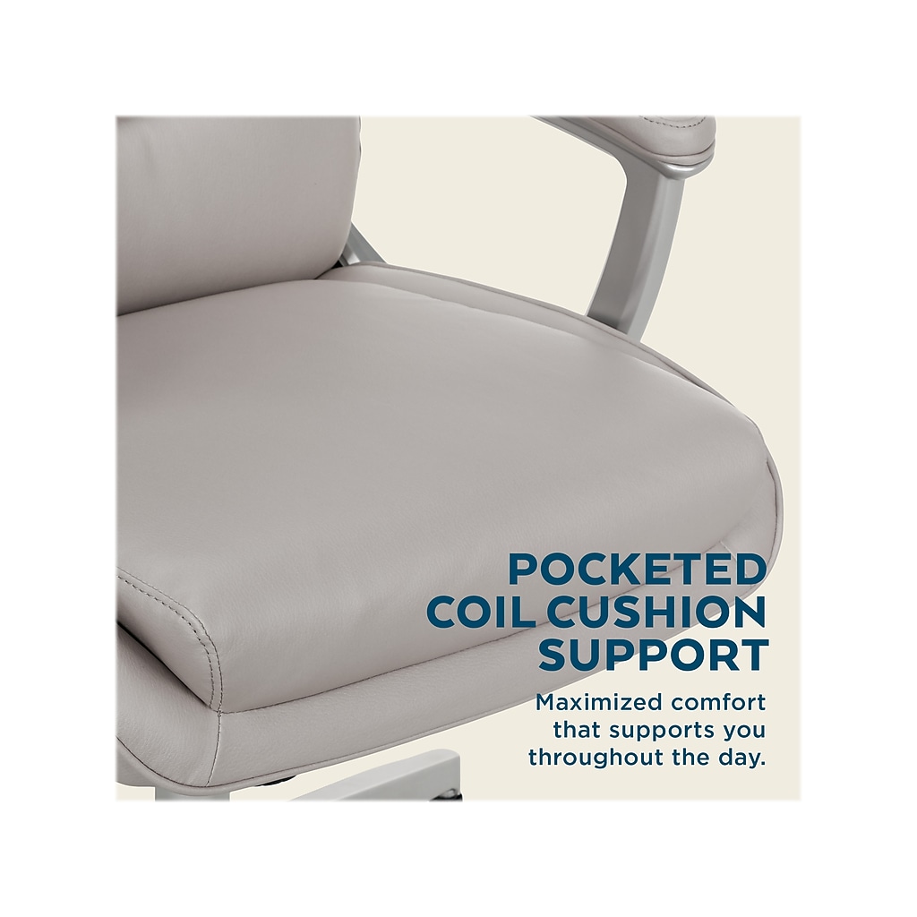 Close-up of seat cushion and coil support